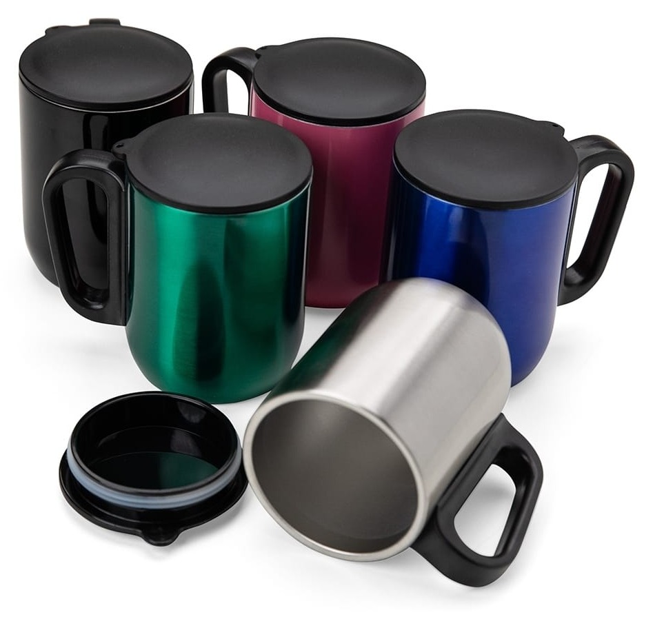Caneca Inox Parede Dupla 230ml